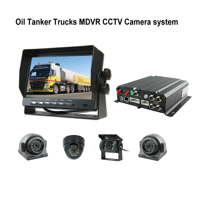 Oil Tanker Truck 4G Live video GPS MDVR CCTV Camera system