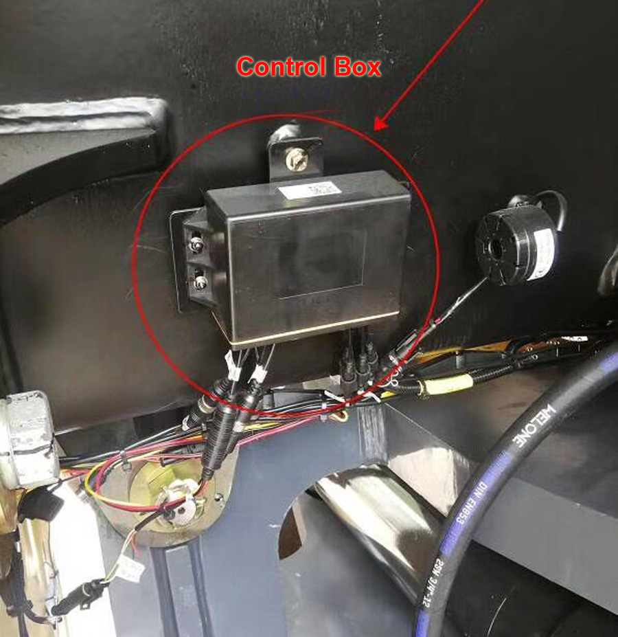 Container-forklift-Radar-sensor-control box
