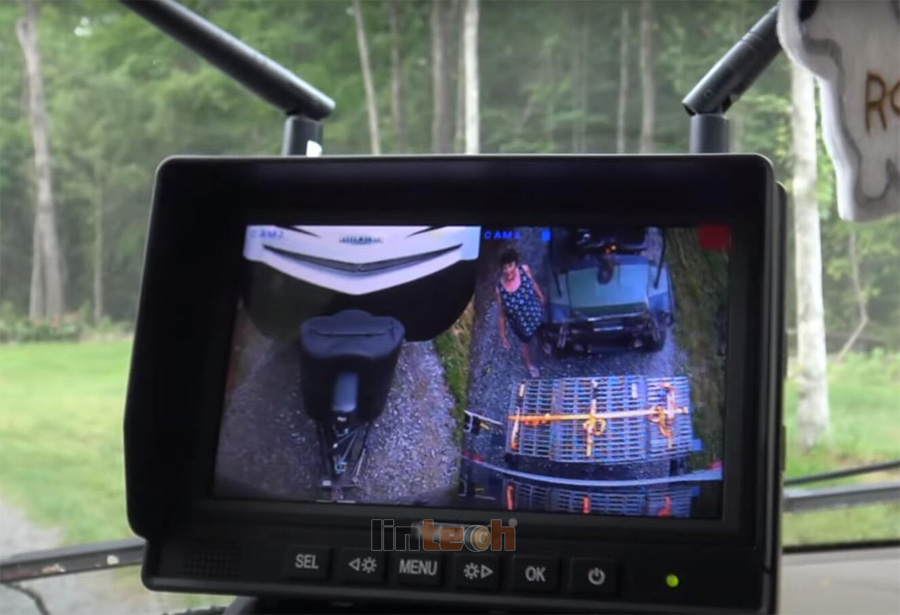 Wireless car monitor install