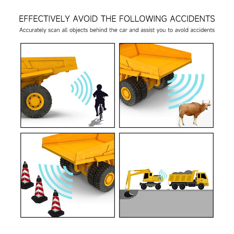 Dump truck and Mining truck Backup Reversing aid Radar system -5