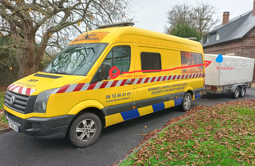 Video split box Remote control distance 10meter