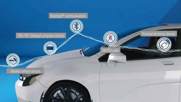 Wireless interfere signal on car