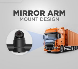 Mirror Arm Mount Side View Camera for Trucks: Reduce Blind Spots & Improve Fleet Safety