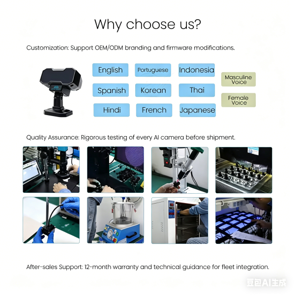 AI DMS Camera support languages