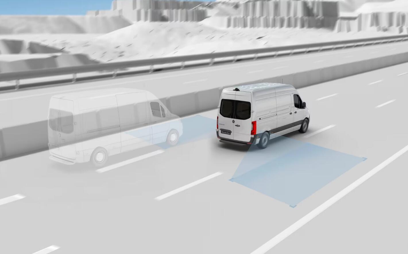 Car Van Blind Spot Monitoring BSM BSD Radar System