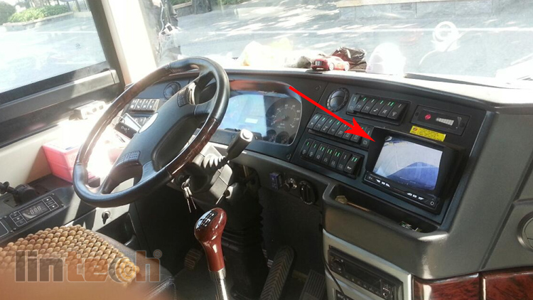 LM-070E monitor install on School bus