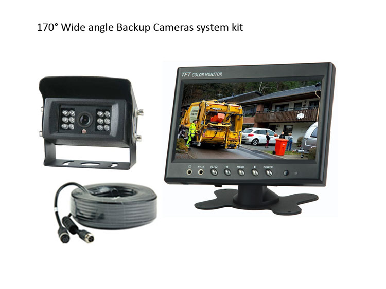 170degree wide view angle Rear view Cameras system kit