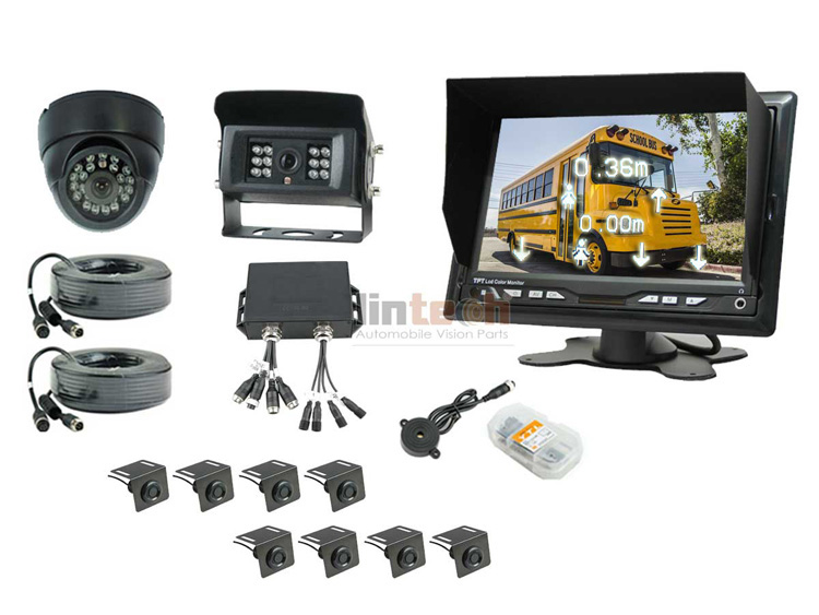 8 sensors vision camera system for School bus