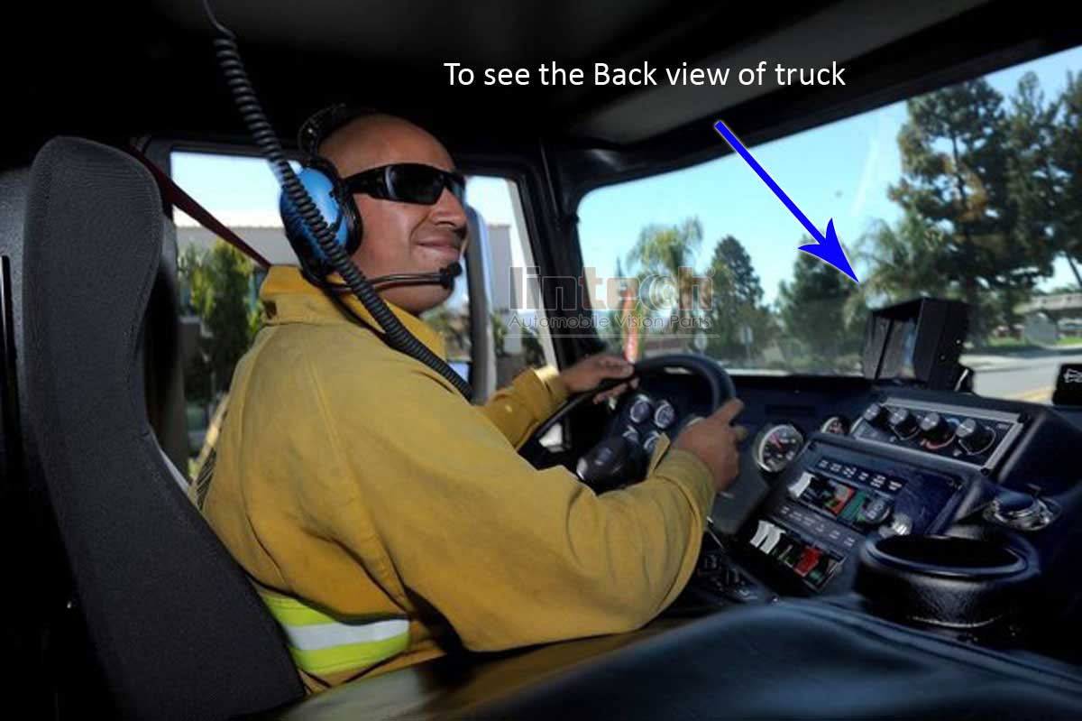Fire-truck-LCD-Monitor-installation