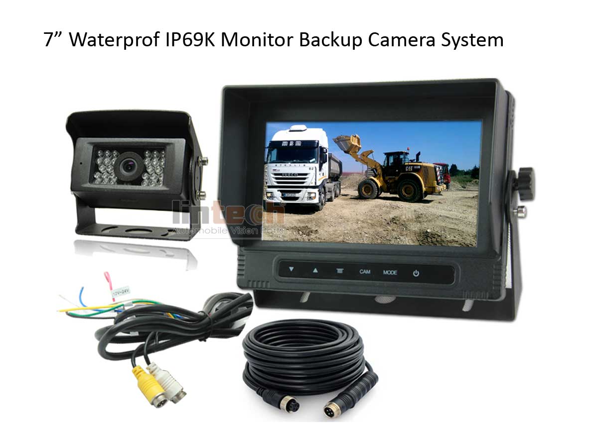 Waterproof-dustproof-Monitor-backup-camera-system