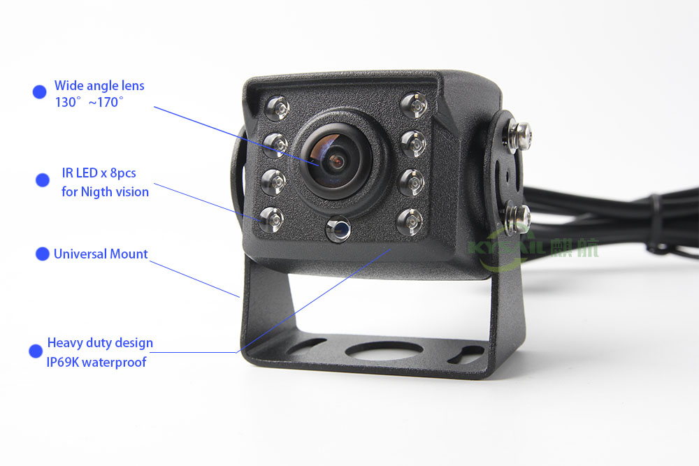 AHD wide angle rear camera