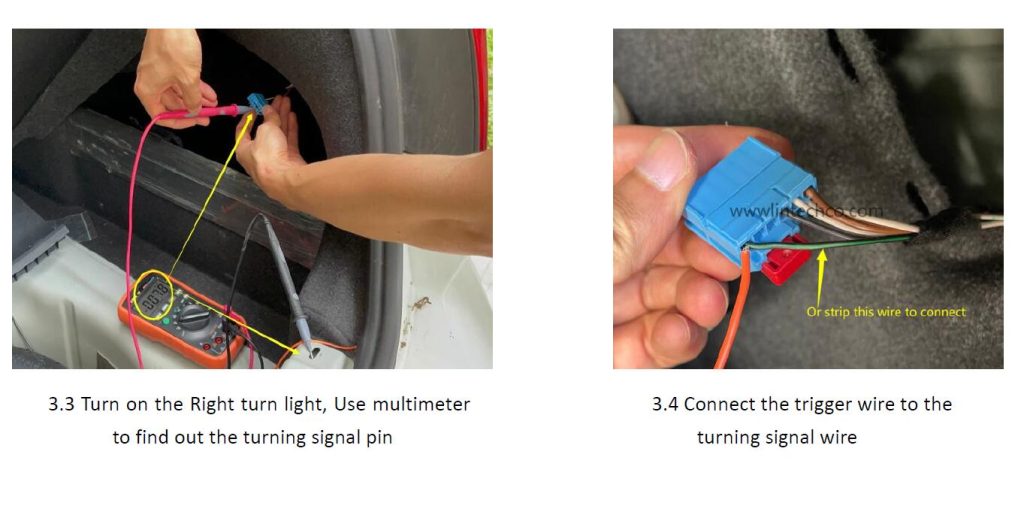 Find out the turn signal wire
