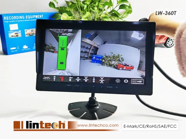 10.1 Inches Touch Screen 3D Panoramic 360 Degree Surround View Camera System for Vehicles - Image 2