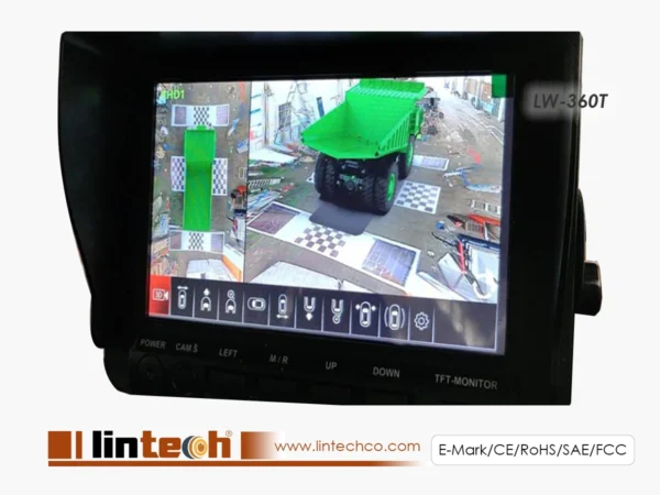 10.1 Inches Touch Screen 3D Panoramic 360 Degree Surround View Camera System for Vehicles - Image 4