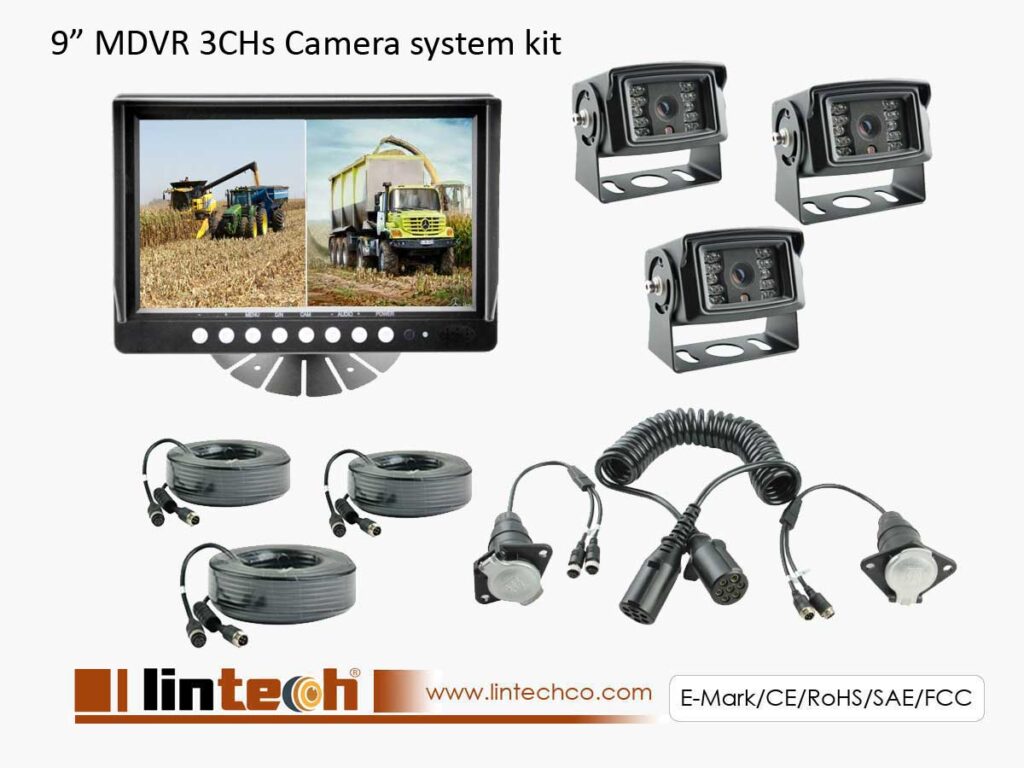 Rear View Camera and Monitor System for Farm Machinery, LAM-04