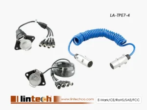 LA-TPE7-4 Trailer Cable Kits For 4 Channels Camera Connection