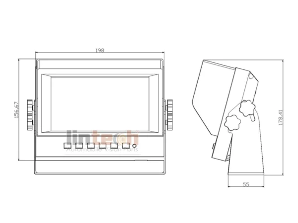 7 inches IP69K Waterproof Screen for car - Image 6