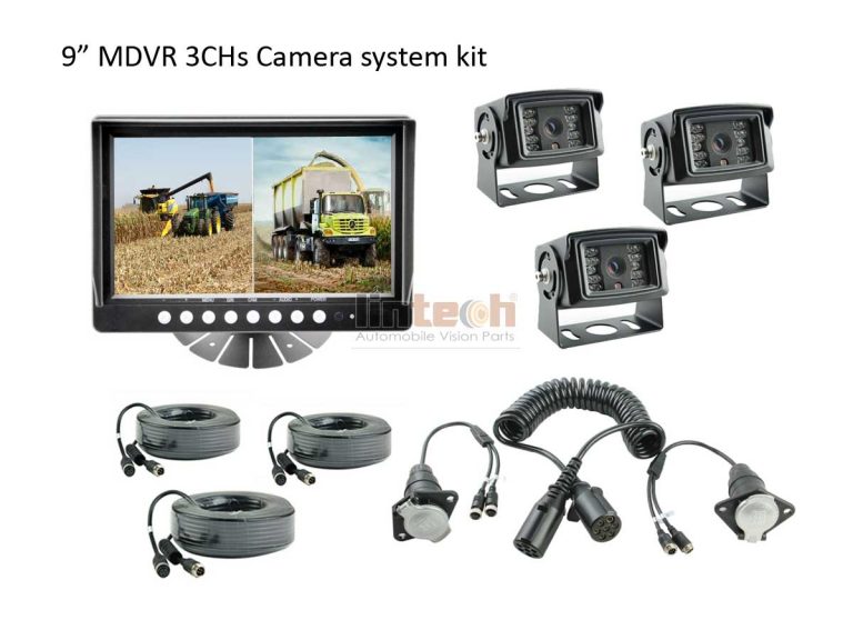 9 inches Quad monitor Cameras system kit 090Q B