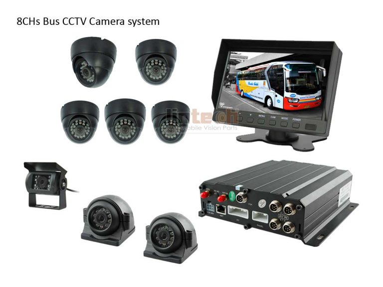 City bus CCTV Camera system 8CHs 768x576