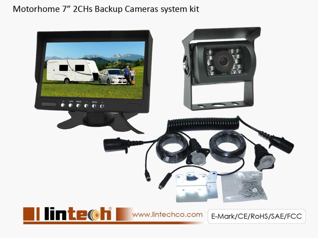 Motorhome Trailer RV Backup Camera System, LRV-01