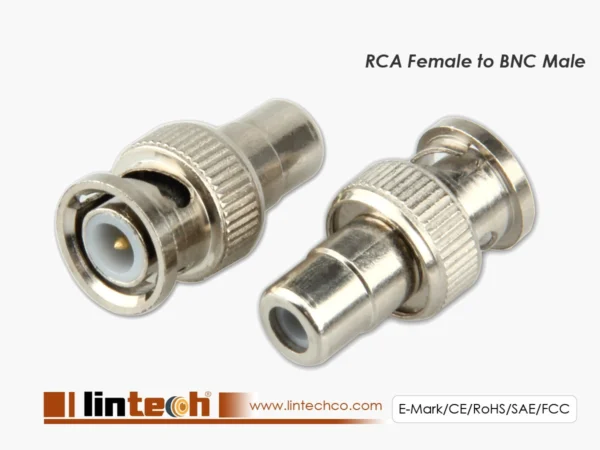 RCA Female to BNC Male Conversion Connector