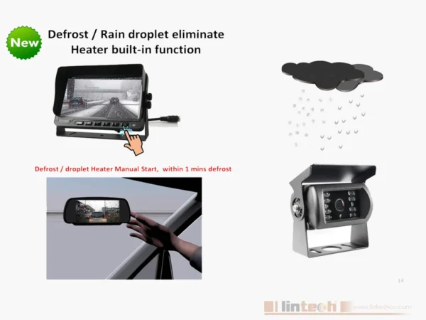 Defrost Raindrops Eliminate Reverse Camera - Image 6