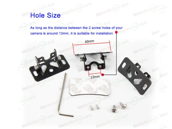 304 Stainless Steel Bracket for Universal Car Camera, mini BSD Radar - Image 3