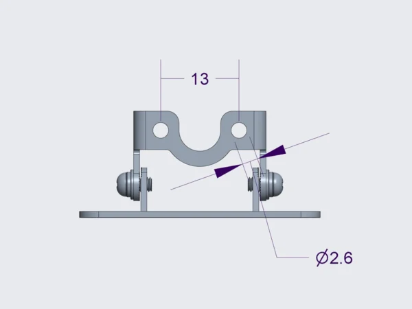 304 Stainless Steel Bracket for Universal Car Camera, mini BSD Radar - Image 6