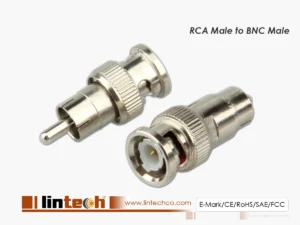 RCA Male to BNC Male Conversion Connector