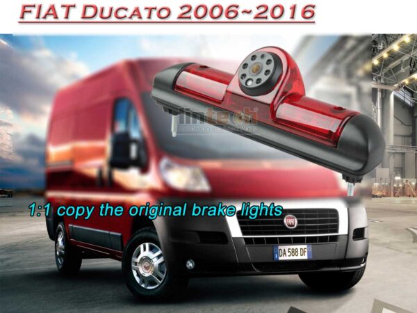 Stop Lights Rear Vision Camera Kits for Fiat Ducato Van, LWC-01 - Image 2