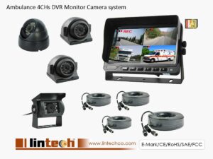7 inch 4CHs DVR Camera System For Ambulance