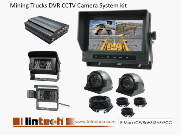 Mining Trucks DVR CCTV Surveillance Camera Kit, LCF-03