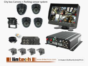 City Bus DVR System Backup Camera with Sensors, LTB-01