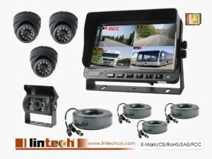 LTB-02 With 4CH Realtime Reversing Recording 7 Inch DVR Monitor System