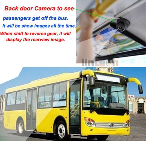 City Bus Car Rear Camera Kit with Night Vision Camera, LTB-04 - Image 6