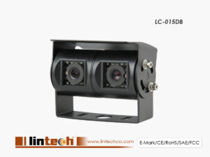 RV Backup Camera: 15pcs IR LED Waterproof Dual Lens, LC-015DB