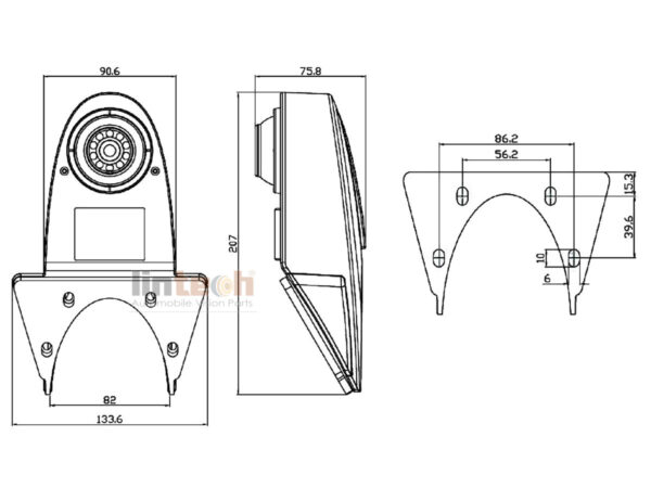 Waterproof RV Cam for Mercedes Benz Sprinter and Universal Vans, LC-009C - Image 6