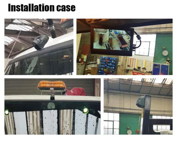 3D 360° Surround Bird View AVM Camera System Installation