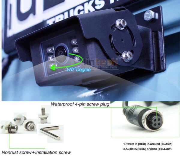 Snow Removal Truck Reversing Aid Rear View Camera System, LCF-01 - Image 6