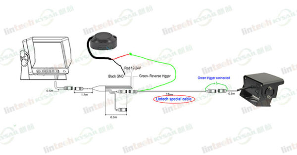 Waterproof IP69K AI Vehicle Pedestrian Cyclist Detection 1080P AHD Side BSD Camera - Image 4