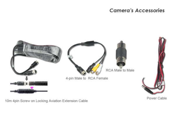 3rd Stop Lights Auto Backup Camera Kit for GMC SAVANA & Chevrolet Express Van, LWC-09 - Image 4