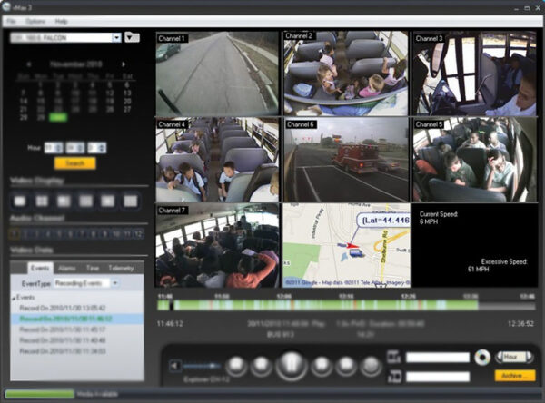 8CHs Mobile DVR Camera Systems for School Bus with Free Client Software, LSB-05 - Image 5