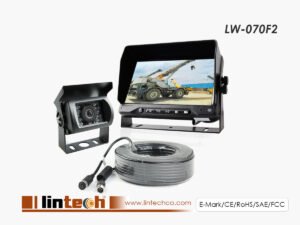 7″ HD LCD Monitor 12V/24V IR CCD 4PIN Car Reversing Camera Truck Caravan