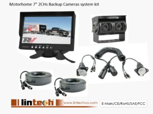 RV Camera System with Dual Lens Camera