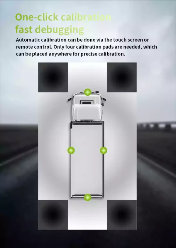 360 Camera system One-click-calibration-fast-debugging