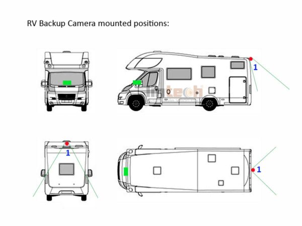 Motorhome Car Reverse Camera System, LRV-02 - Image 5