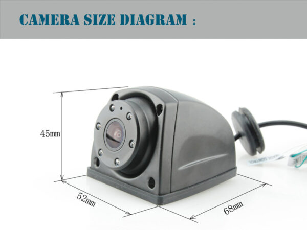 720P 1080P Output Side Camera Waterproof IP68 Horizontal Angle 150 Degree - Image 4