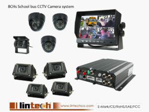 8CHs Mobile DVR Camera Systems for School Bus with Free Client Software,
