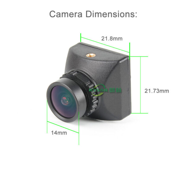 HD 1080p 60fps Micro FPV Camera for Racing RC Drones Multi-Copter - Image 3