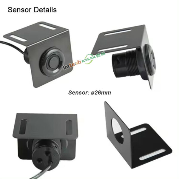 Blind Spot Detection System for Heavy Commercial Vehicles 8 Ultrasonic Sensors Driving Parking Reverse Backup Kit - Image 5